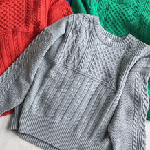 リサイクルヤーンニットプルオーバー