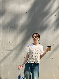AS KNOW AS plus アソートかぎ編みベスト