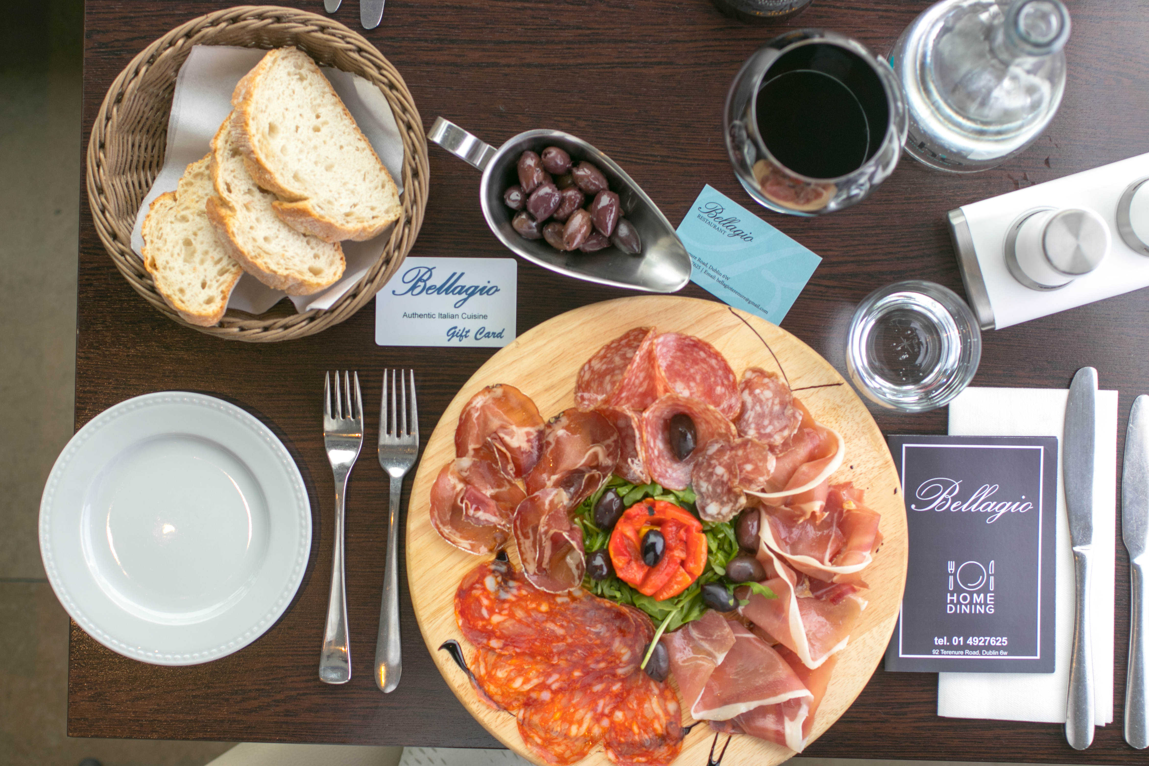 Arranged Food and Objects