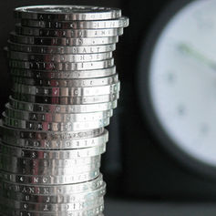 Coins and a clock
