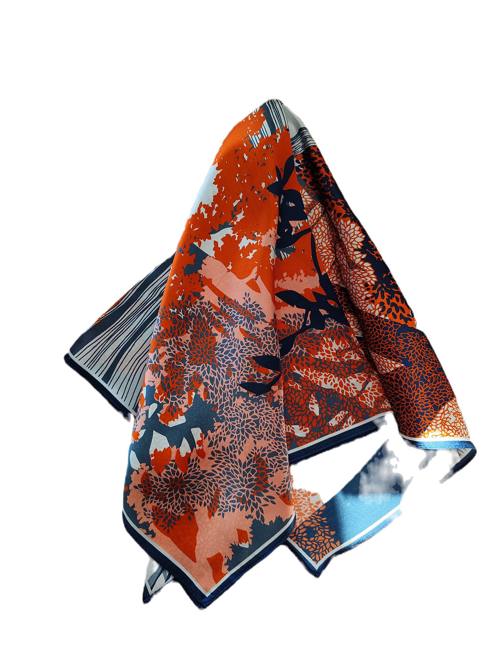 Thumbnail: MULBERRY SILK SCARF ORIENTAL TREES