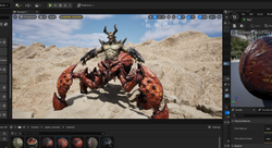 Monster_Spider In Unreal Engine Test