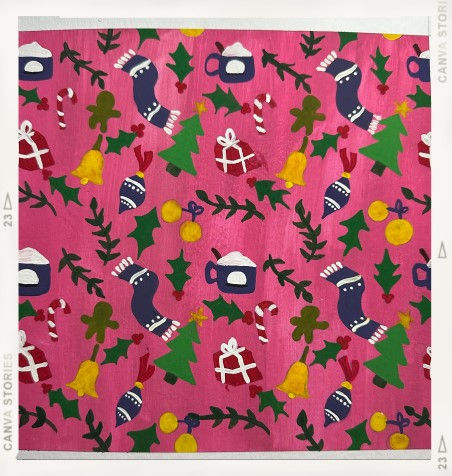 Christmas Pattern Painting