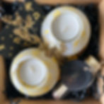 תמונה ממוזערת: Yellow and gold candle holders, luxury design