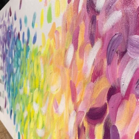 תמונה ממוזערת: Melody Soft brushstrokes in musical-inspired hues