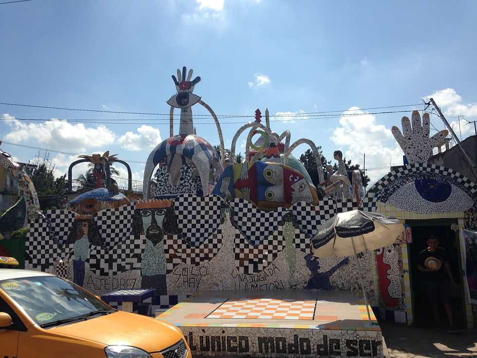Mosaic neighborhood near Havana