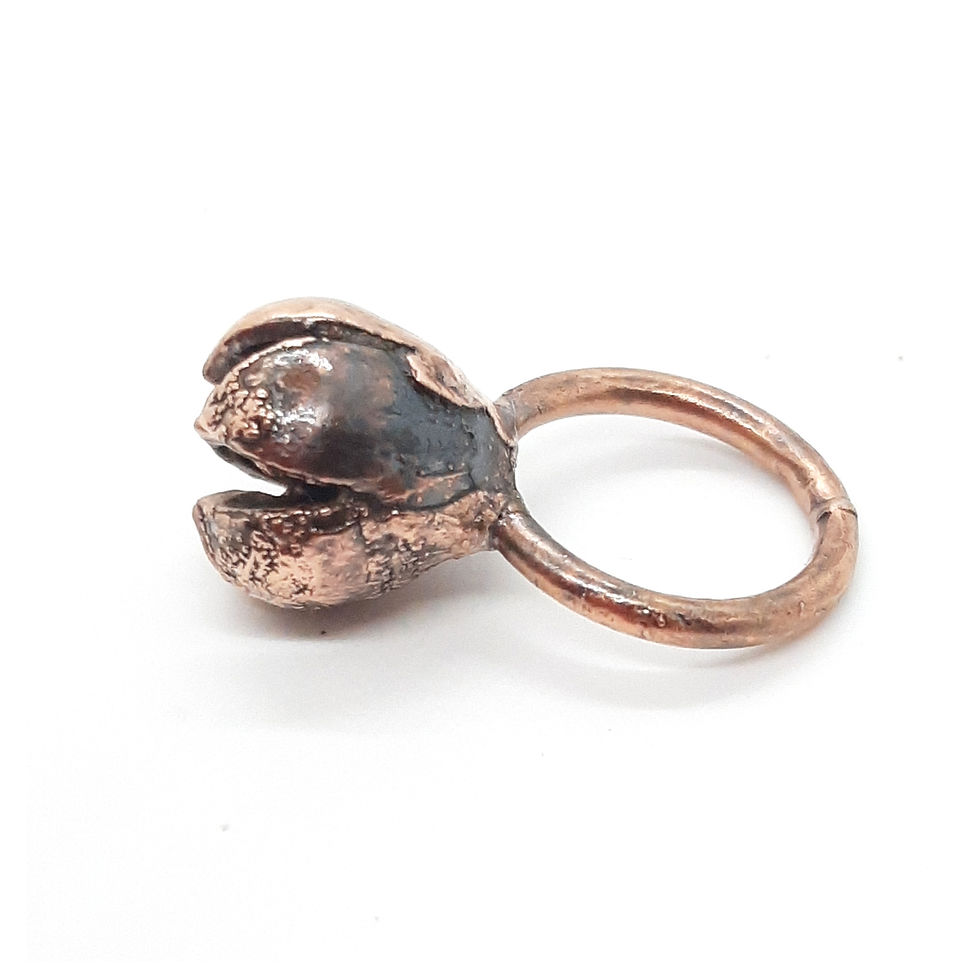 Thumbnail: Electroformed Lagerstromea Pod Ring