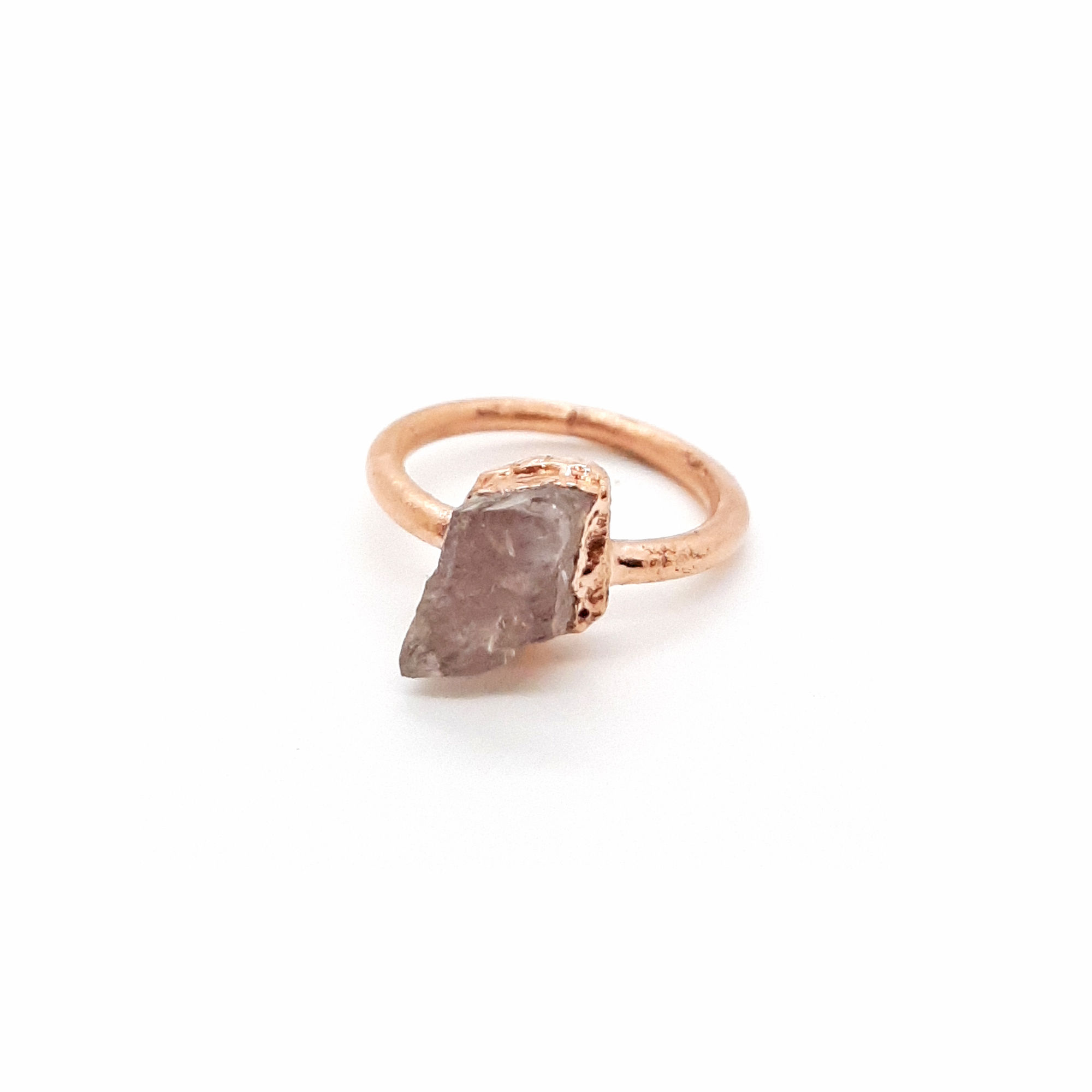 Electroformed Morganite Ring