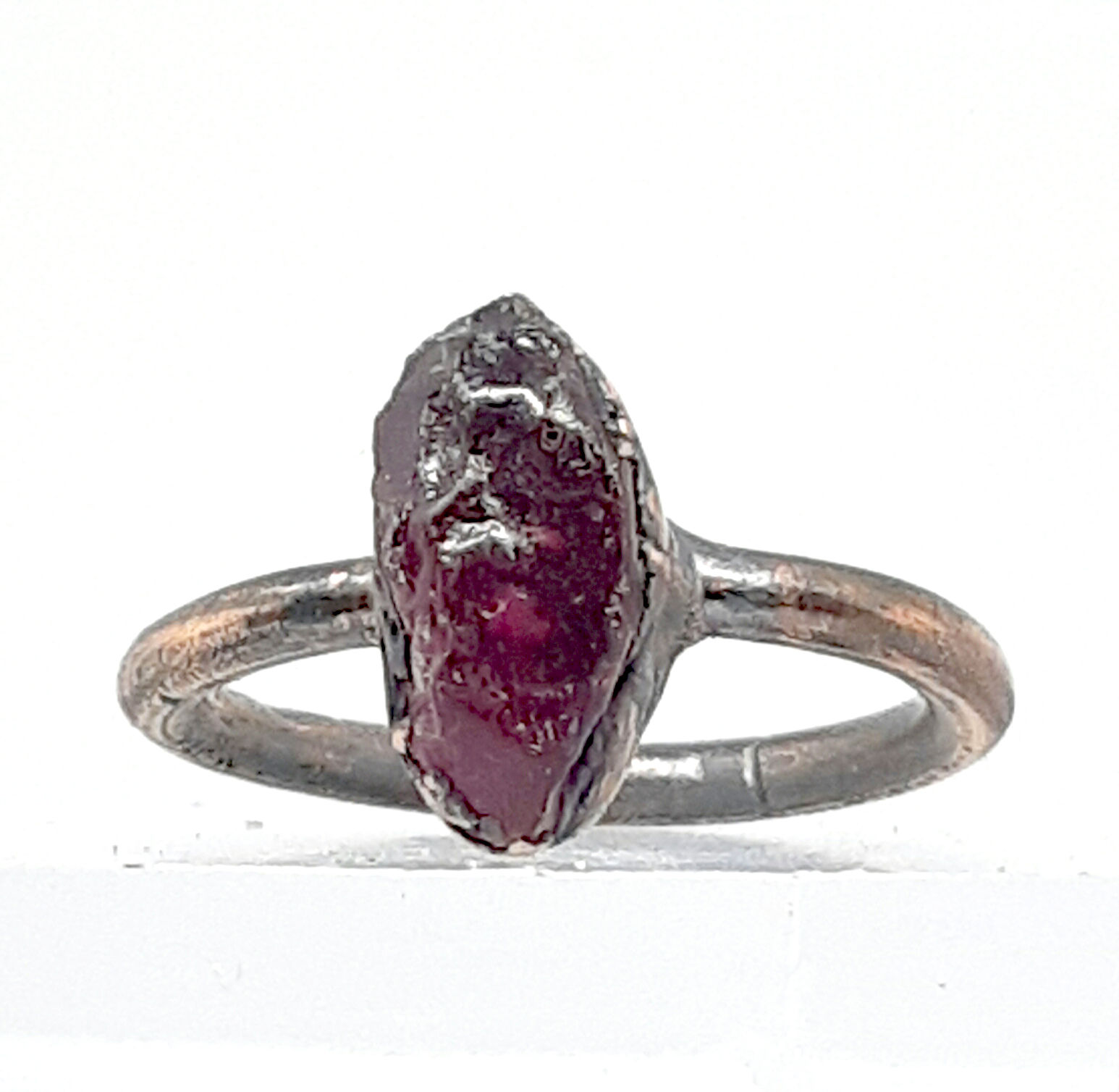 Electroformed Garnet Ring