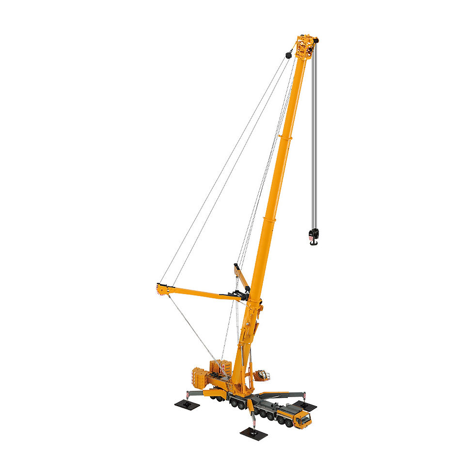 Liebherr LTM 11200-9.1 Mobile Crane - Yellow | DiecastMatt
