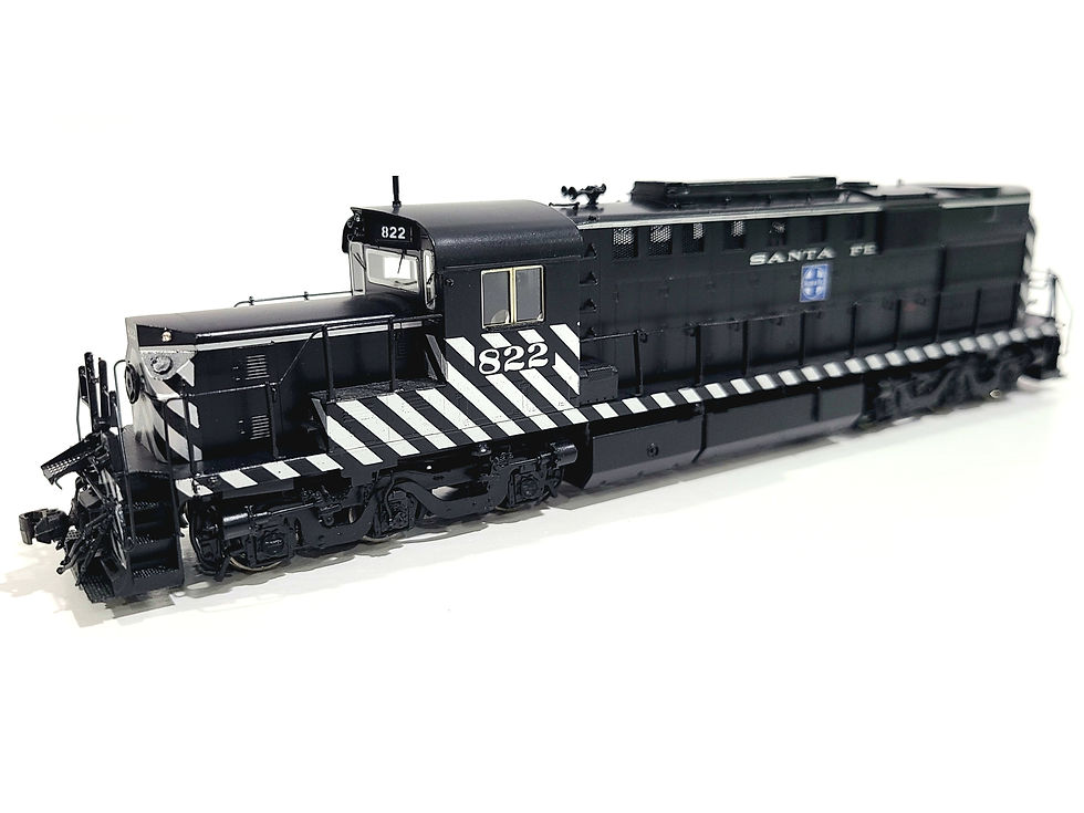 Thumbnail: Overland OMI AT&SF SF Alco RSD15 Santa Fe #822 HO Brass Model #6903.1