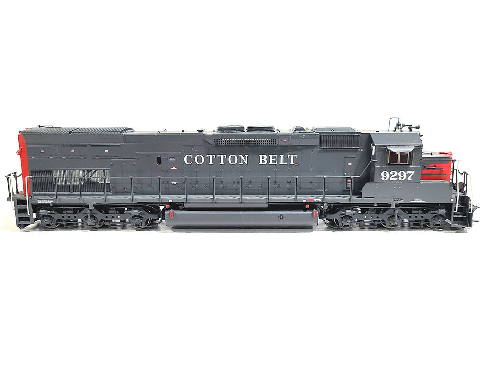 Thumbnail: Overland OMI SSW EMD SD45T-2 Cotton Belt #9297 HO Brass Model #AA-1127-3