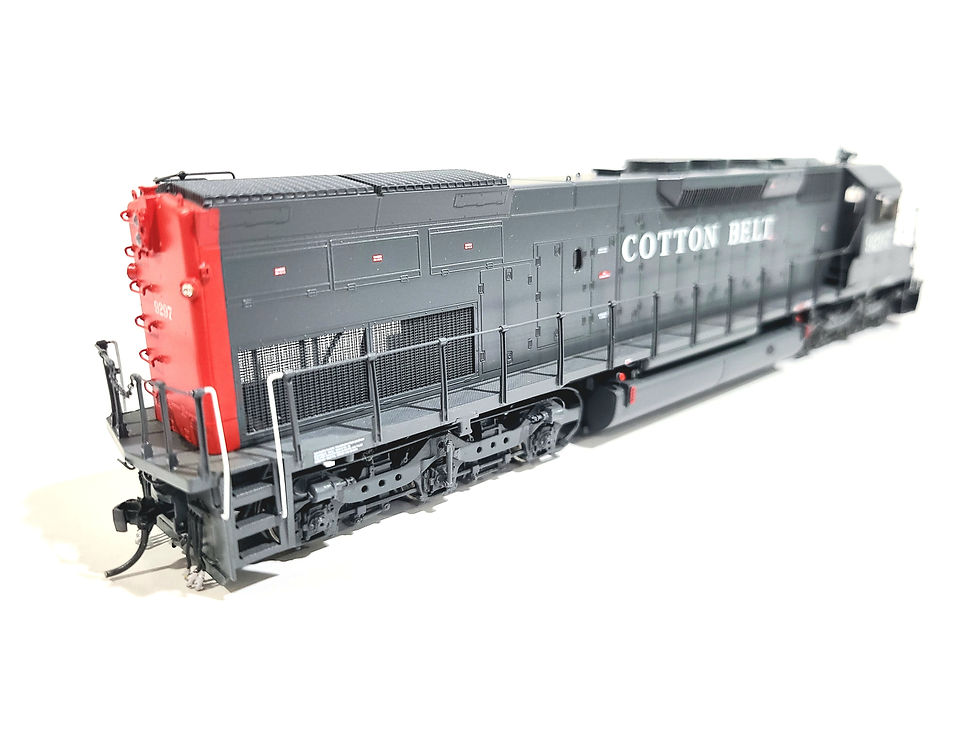 Thumbnail: Overland OMI SSW EMD SD45T-2 Cotton Belt #9297 HO Brass Model #AA-1127-3