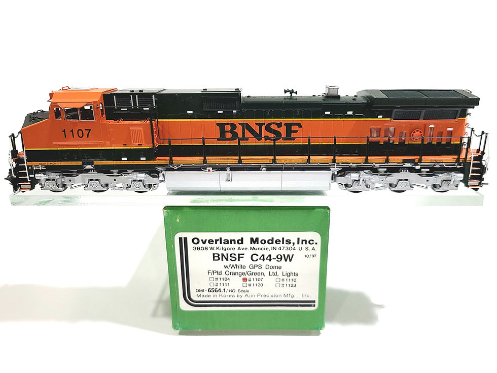 Overland OMI BNSF GE C44-9W Burlington Northern Santa Fe #1107 HO Brass #6564.1