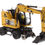 Thumbnail: Caterpillar M323F Railroad Wheeled Excavator - Cat Yellow Version