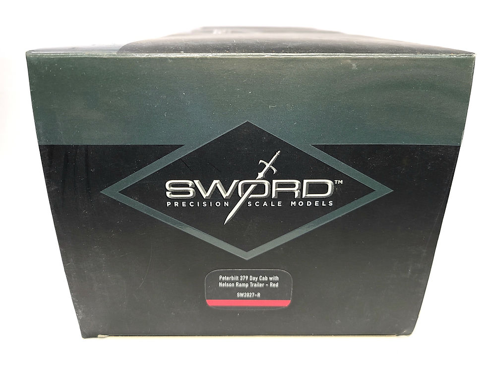 Thumbnail: Peterbilt 379 with Nelson Ramp Trailer - Red