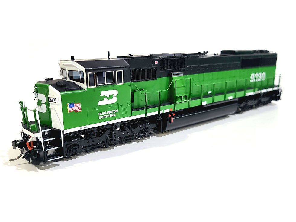 Thumbnail: Overland OMI BN EMD SD60M Burlington Northern #9230 HO Brass Model #087010103.1