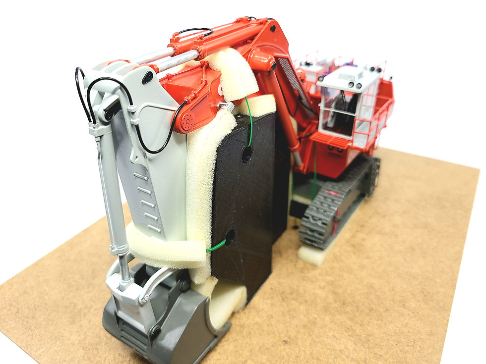 Thumbnail: O&K RH120C Mining Excavator - Red