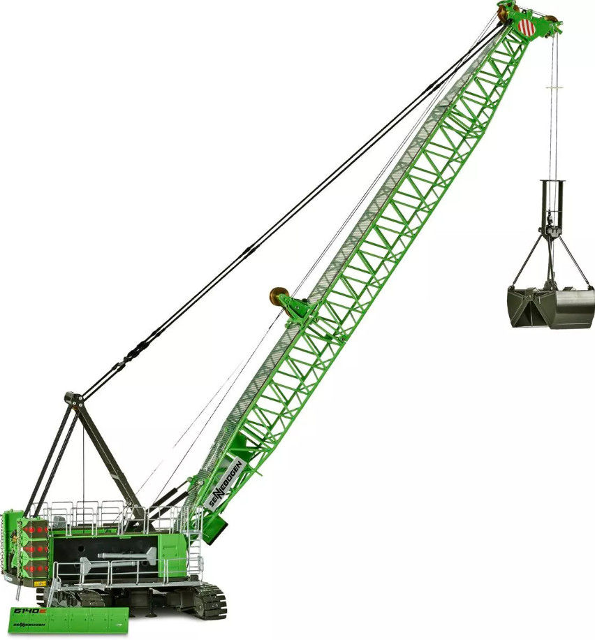 Thumbnail: Sennebogen 6140E HD Crawler Crane with Clamshell Grab