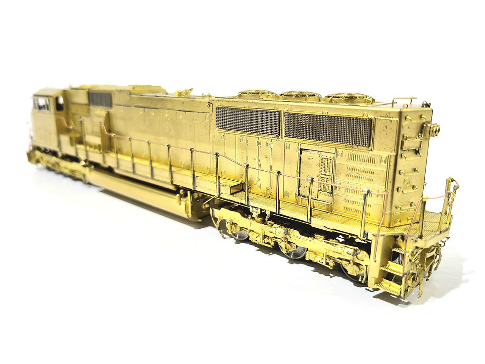 Thumbnail: Overland OMI BN EMD SD70MAC Burlington Northern HO Brass Model #5839 Unpainted