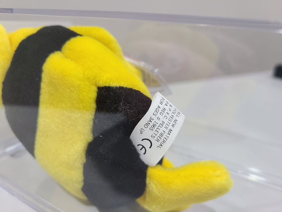 Thumbnail: Ty Beanie Baby 3rd 1st Gen Bubbles KOREAN TBB Authenticated MWMT-MQ
