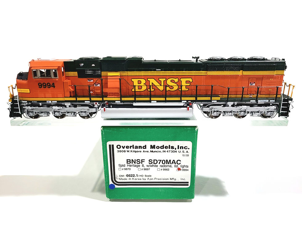 Overland OMI BNSF SD70MAC Burlington Northern Santa Fe #9994 HO Brass #6622.1