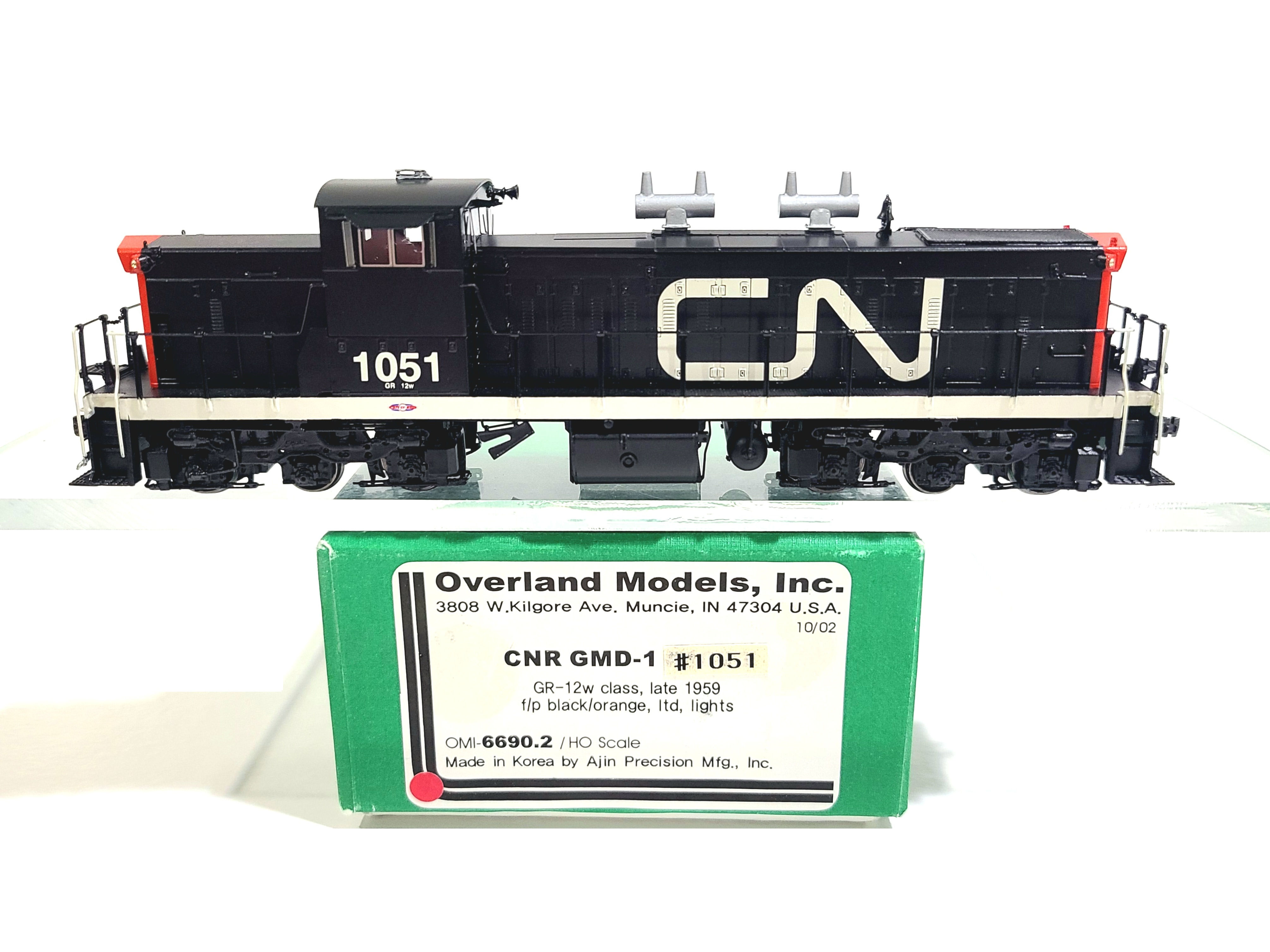 Overland OMI CNR GMD-1 Canadian National Railway #1051 HO Brass Model #6690.2