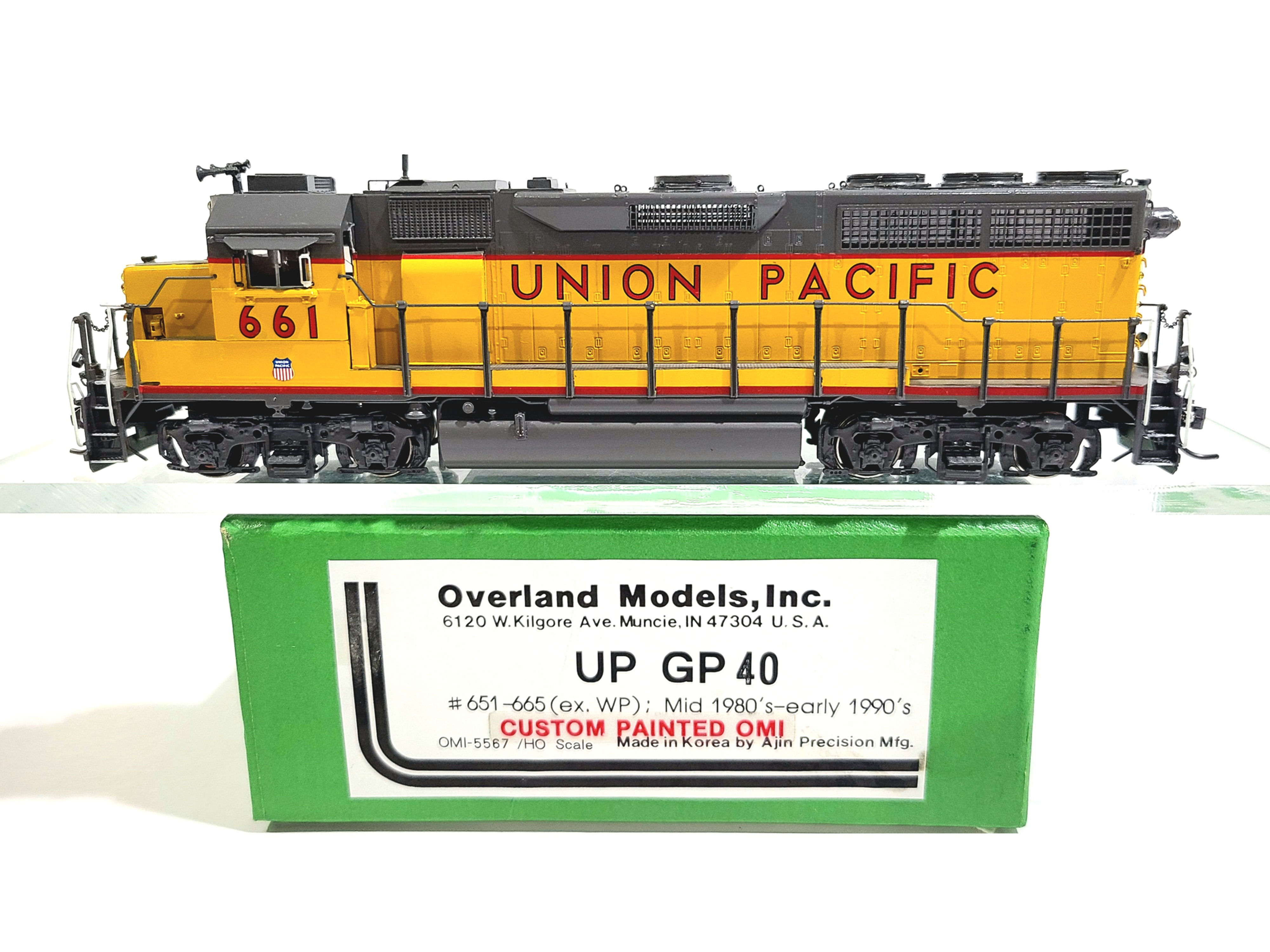 Overland OMI UP EMD GP40 Union Pacific #661 HO Brass Model #5567.1