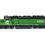 Thumbnail: Overland OMI BN EMD SD40-2 Burlington Northern #6735 HO Brass Model #087010021.1