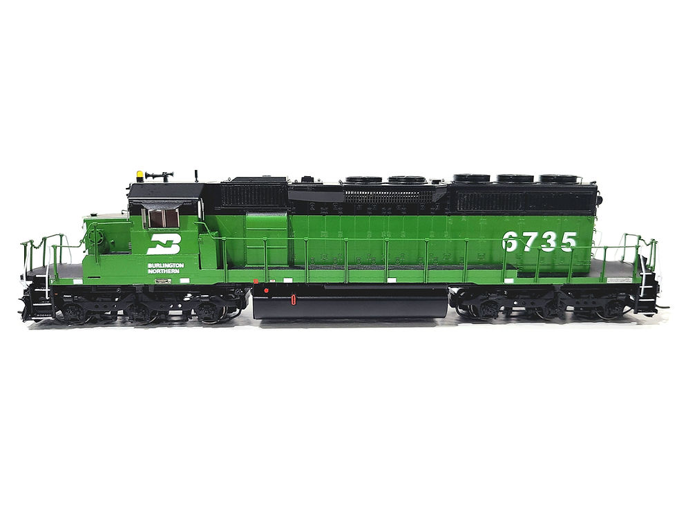 Thumbnail: Overland OMI BN EMD SD40-2 Burlington Northern #6735 HO Brass Model #087010021.1