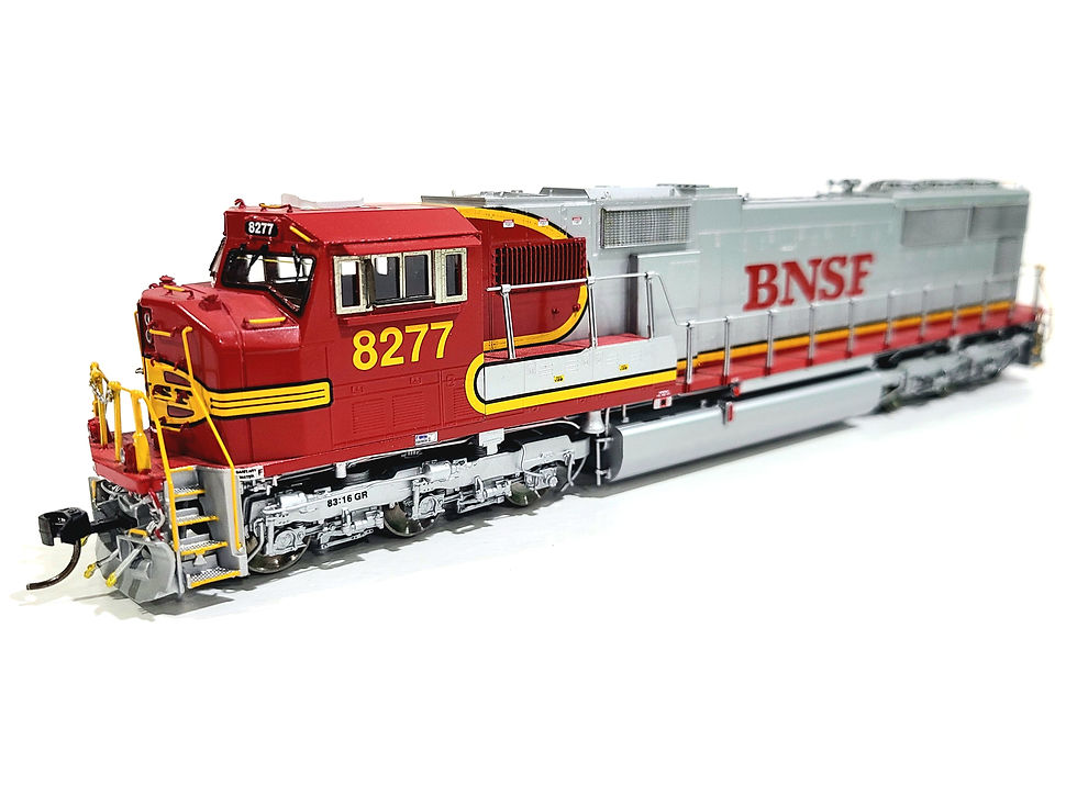 Thumbnail: Overland OMI BNSF EMD SD75I Burlington Northern Santa Fe #8277 HO Brass #6623.1