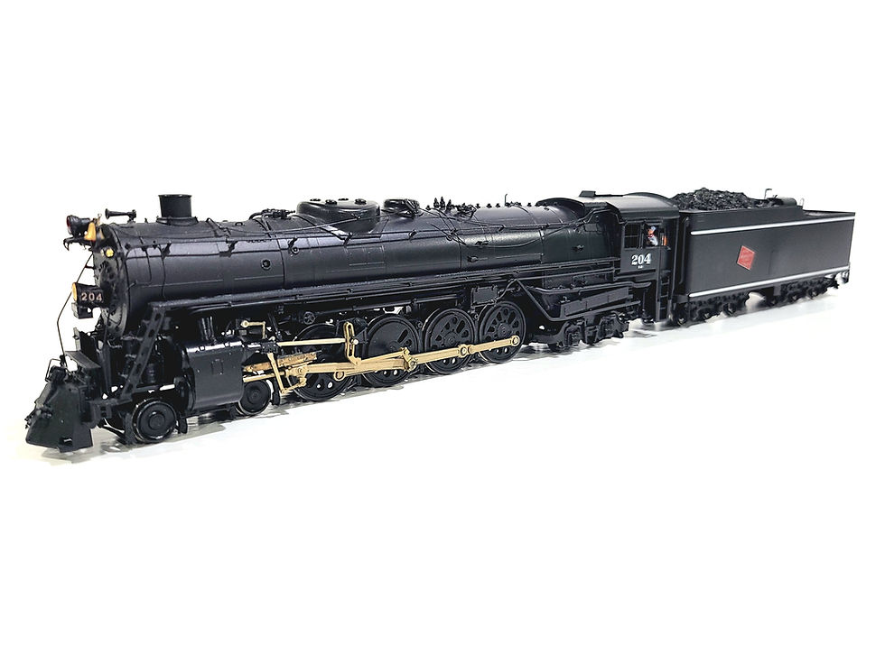 Thumbnail: Overland OMI MILW S2a 4-8-4 Steam Milwaukee Road #204 HO Brass Model #1586.1