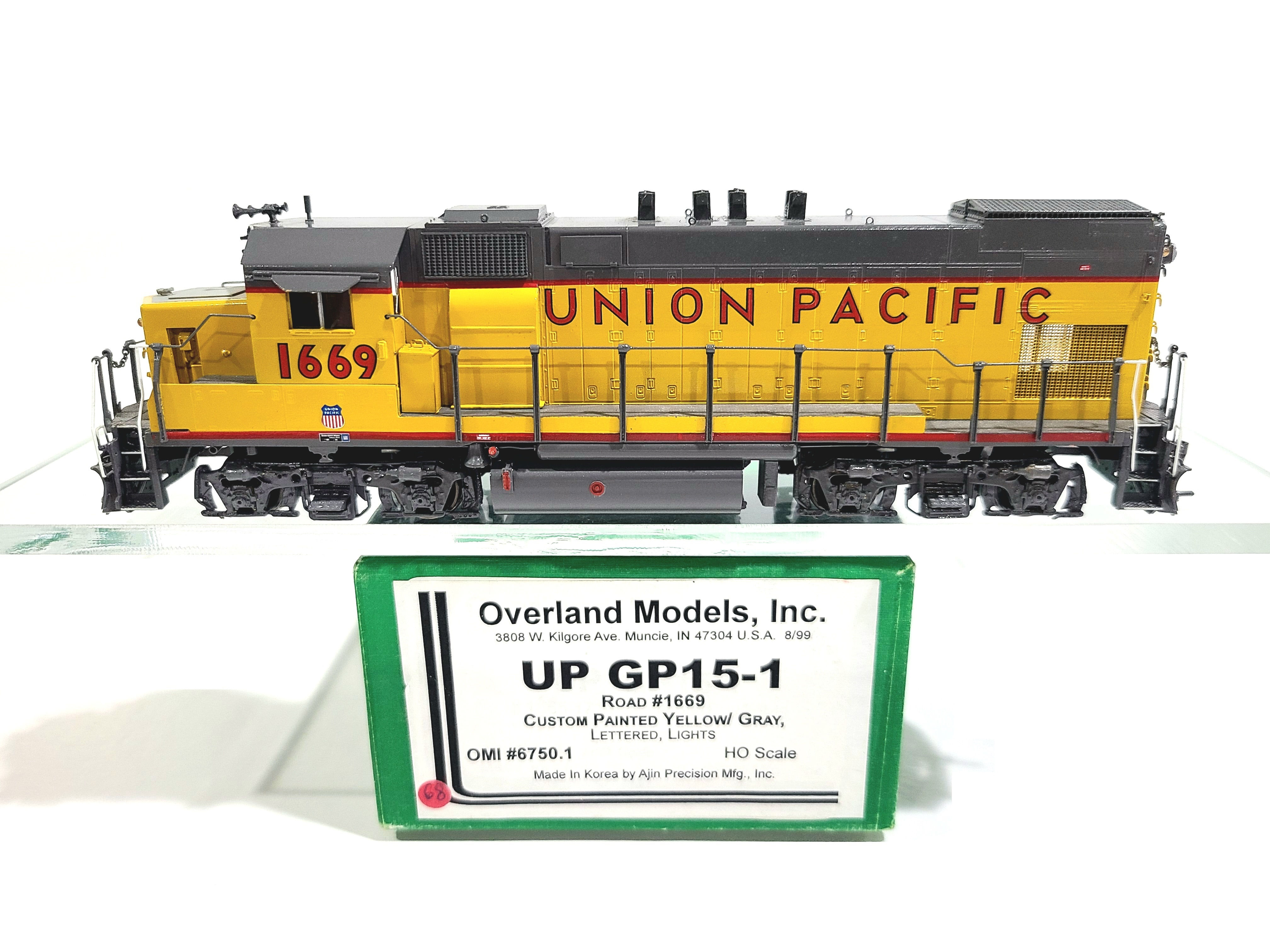 Overland OMI UP EMD GP15-1 Union Pacific #1669 HO Brass Model #6750.1
