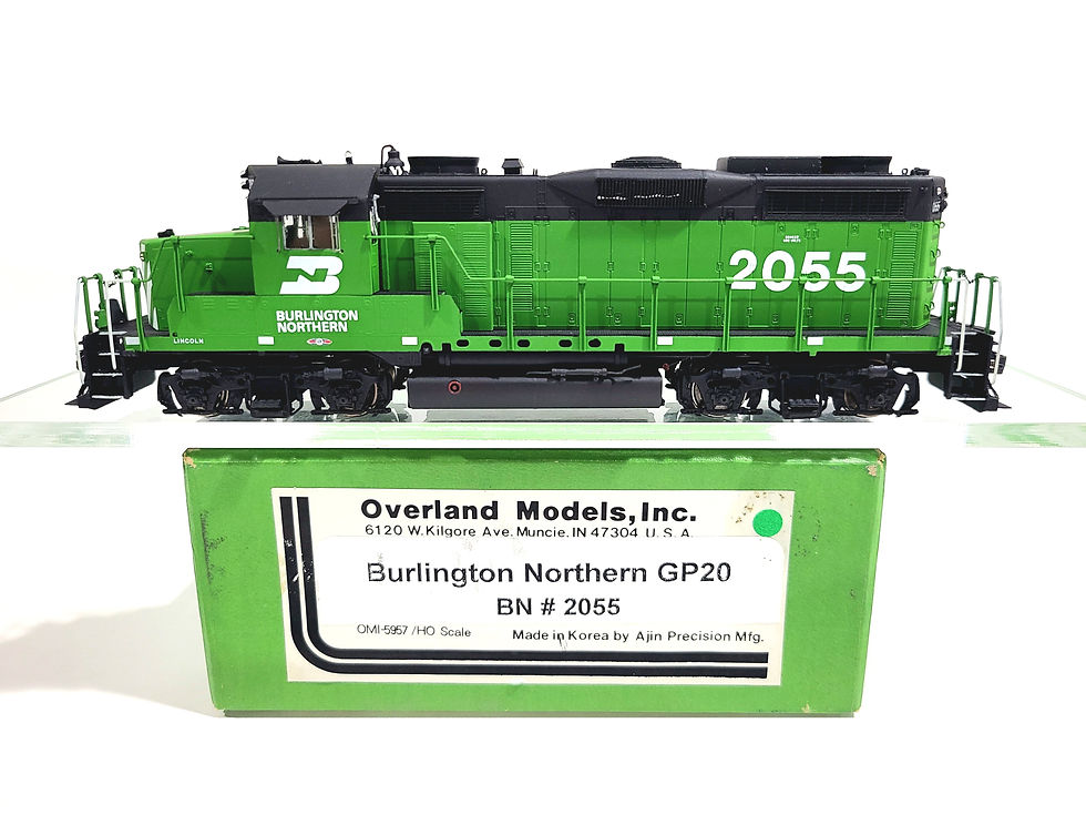 Overland OMI BN EMD GP20 Burlington Northern #2055 HO Brass Model #5957 CP