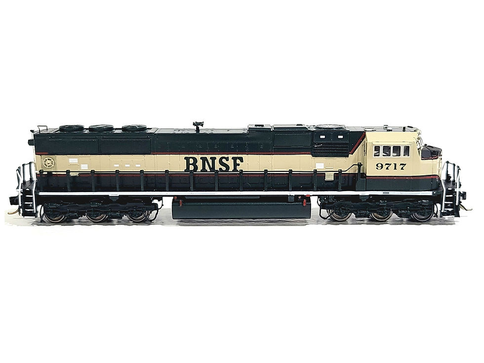 Thumbnail: Overland OMI BNSF EMD SD70MAC Burlington Northern Santa Fe #9717 N Brass #2848.1