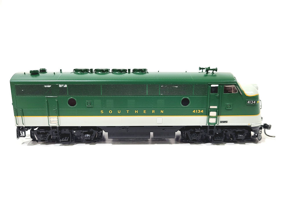 Thumbnail: Division Point SR EMD F3A Southern Railway Green/Light Gray #4134 HO Brass Model