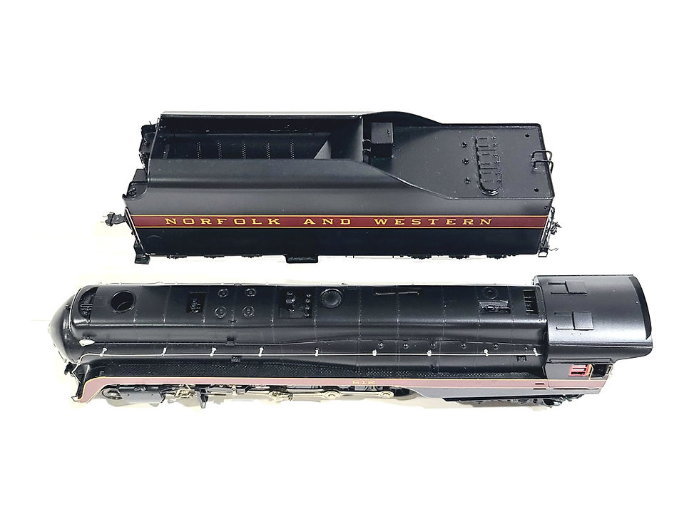 Thumbnail: Overland OMI N&W J 4-8-4 Steam Norfolk & Western #612 HO Brass Model #4526.1