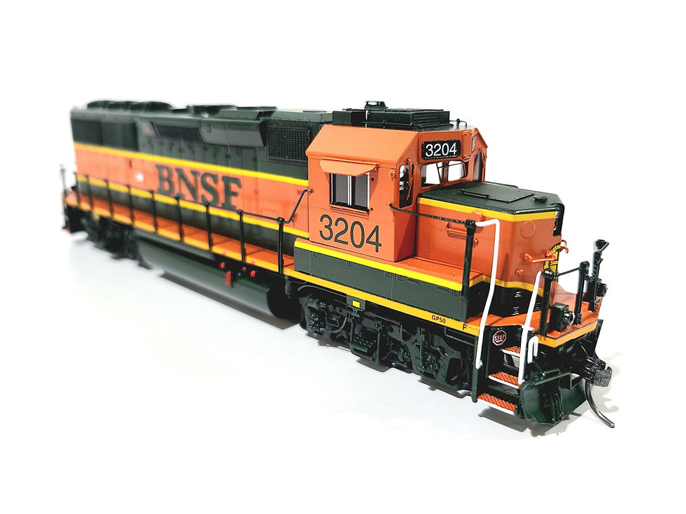 Thumbnail: Overland OMI BNSF GP50 Burlington Northern Santa Fe #3204 HO Brass Model #5624.1