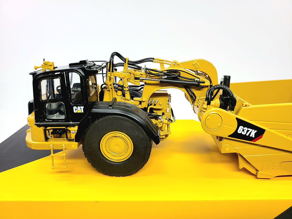 Thumbnail: Caterpillar 637K Wheel Tractor Scraper with Coal Bowl