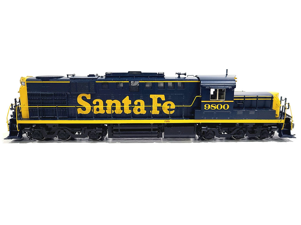 Thumbnail: Overland OMI AT&SF SF Alco RSD15 Santa Fe #9800 HO Brass Model #6904.1