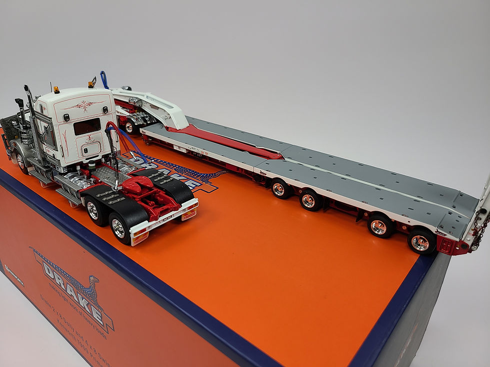 Thumbnail: Kenworth T909 Prime Mover with Drake 4x8 Swingwing Trailer - Betts Bower