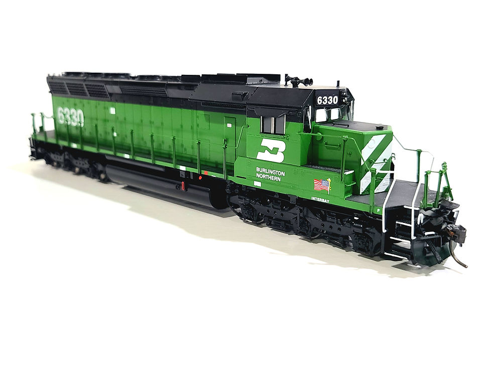 Thumbnail: Overland OMI BN EMD SD40-2C Burlington Northern #6330 HO Brass Model #6363.1 DCC