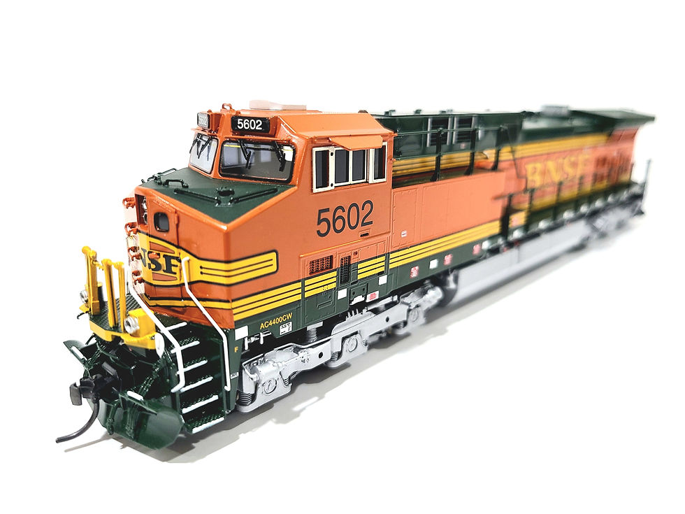 Thumbnail: Overland OMI BNSF AC4400CW Burlington Northern Santa Fe #5602 HO Brass #6577.1