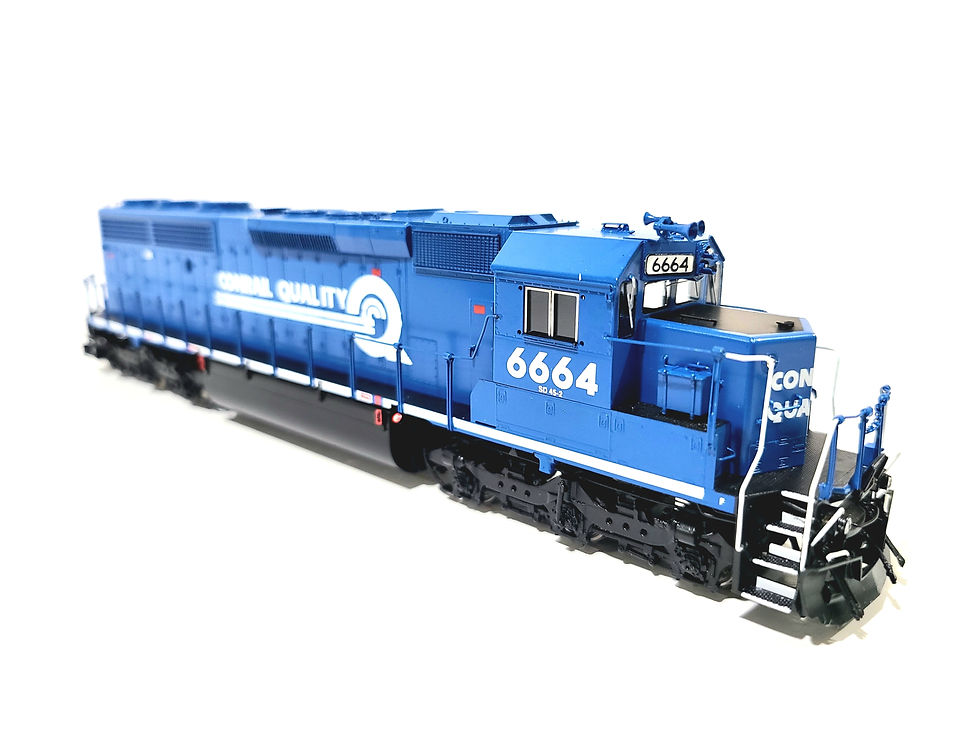 Thumbnail: Overland OMI CR EMD SD45-2 Conrail Railway #6664 HO Brass Model #6377.1