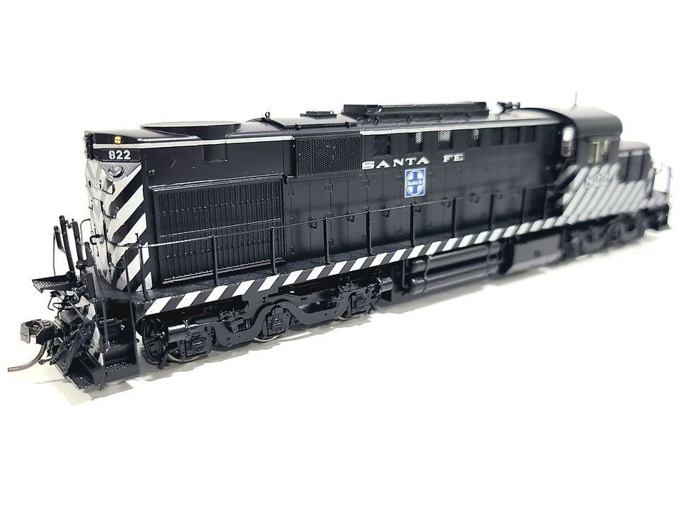Thumbnail: Overland OMI AT&SF SF Alco RSD15 Santa Fe #822 HO Brass Model #6903.1