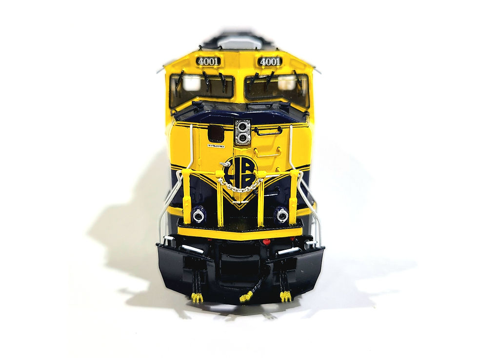 Thumbnail: Overland OMI ARR EMD SD70MAC Alaska Railroad #4001 HO Brass Model #6149.1