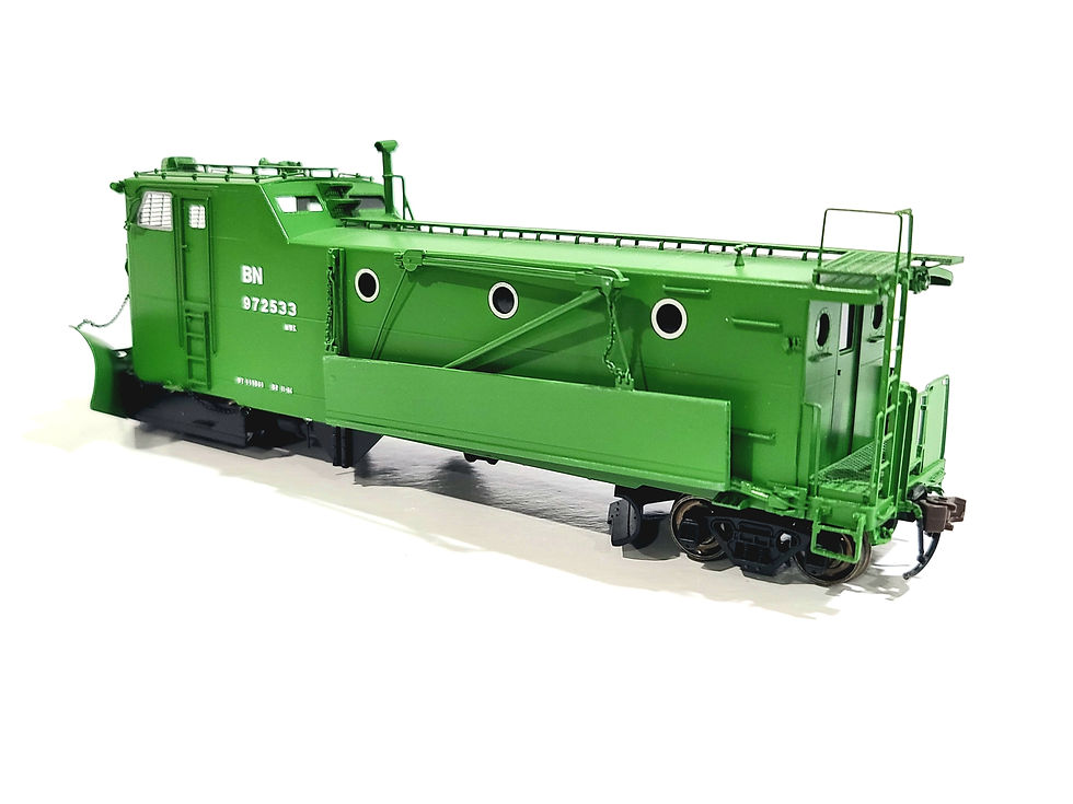 Thumbnail: Overland OMI BN Snow Dozer Burlington Northern #972533 HO Brass Model #3388.3