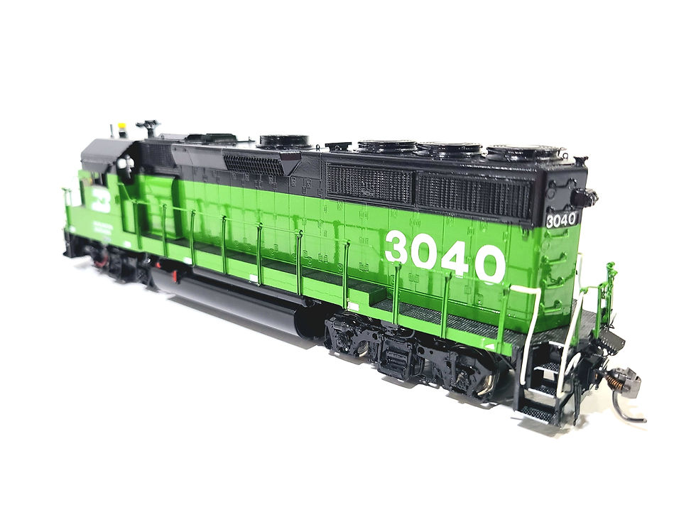 Thumbnail: Overland OMI BN EMD GP40-2 Burlington Northern #3040 HO Brass Model #5572.1