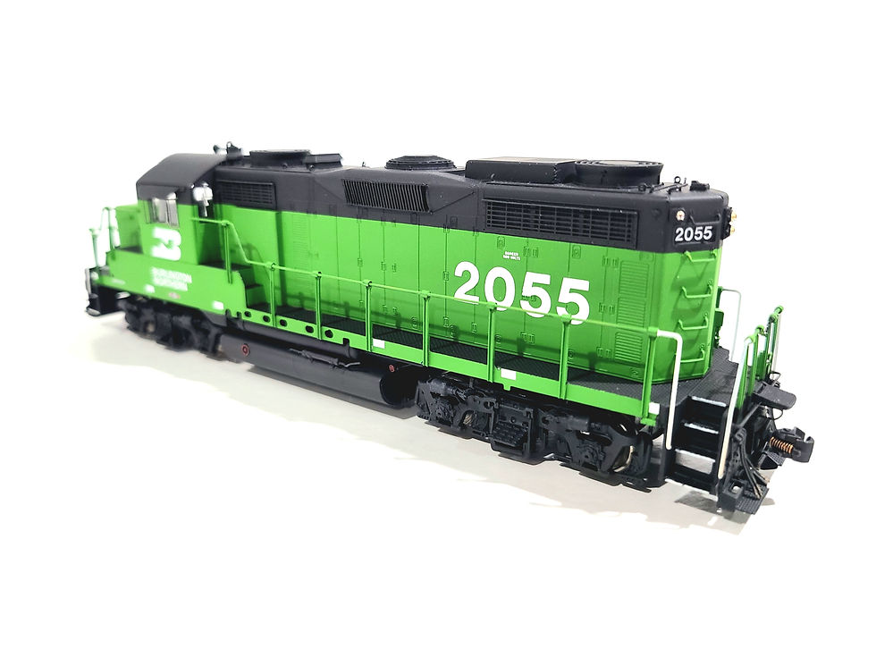 Thumbnail: Overland OMI BN EMD GP20 Burlington Northern #2055 HO Brass Model #5957 CP