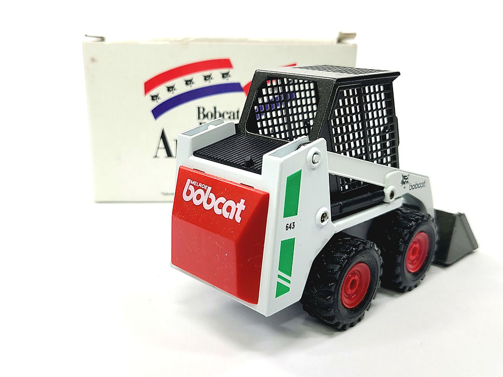 Thumbnail: Bobcat 643 Green Skid-Steer Loader